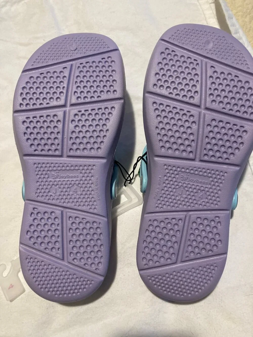 Joybees Kids Slip-on Clogs Sz 4 Lavender NWT